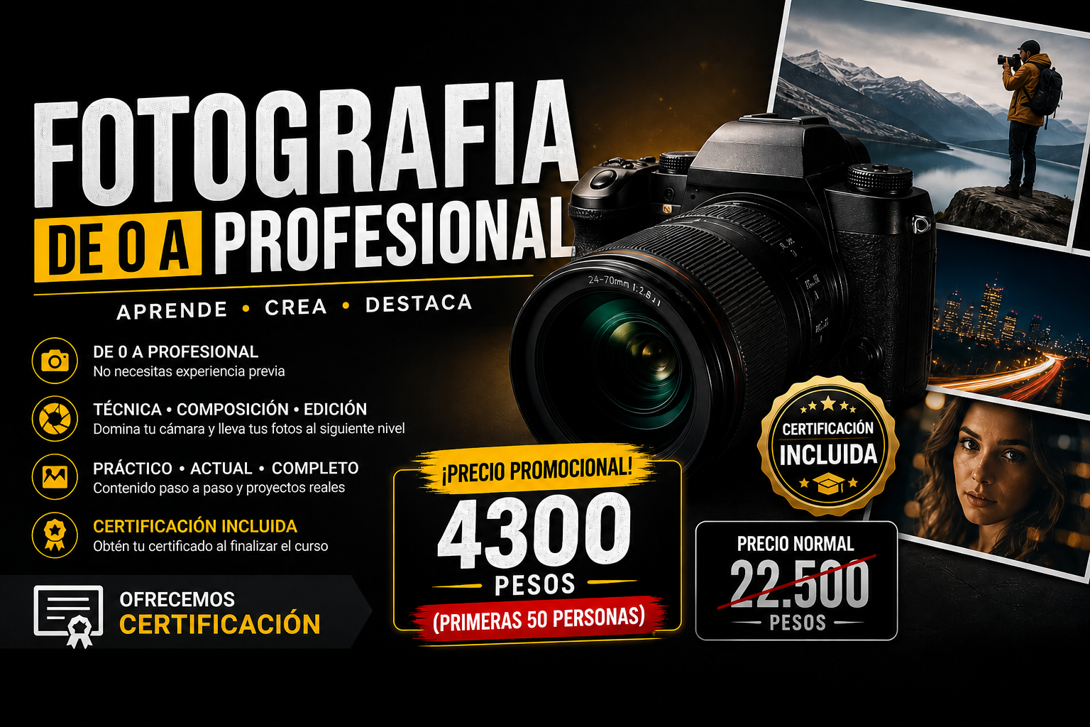 De 0 a Fotografo Profesional