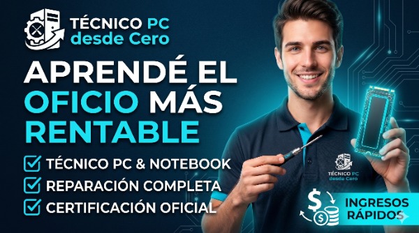 Curso Técnico de PC y Notebook - Desde Cero